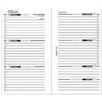 Planner refill bind Kalendereinlage 2025 Mini B570225 7.9 x 12.5 cm