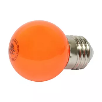 Synergy 21 LED Retrofit E27 Tropfenlampe G45 oranžinė 1 W, skirta šviesos grandinei
