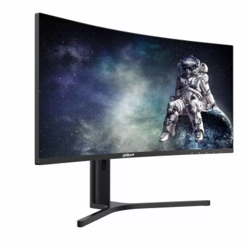 Kompiuterio monitorius DAHUA LM34-E330CA 34 colių (86,4 cm) UltraWide Quad HD 3440×1440 VA LCD 21:9 išlenktas, 1 ms, VESA, reguliuojamas aukštis, juodas