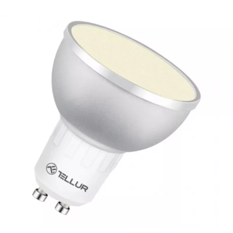 LED išmanioji lemputė Tellur GU10 5W RGB pritemdoma – GU10 lizdas, 5W, RGB, išmanusis valdymas