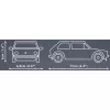 Surenkamas modelis Cobi Volkswagen Golf 1974–1983 1:35 konstravimui ir eksponavimui