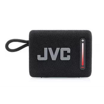 Nešiojamas garsiakalbis JVC XS-E114B, IPX6 atsparus vandeniui, Bluetooth 5.3, 5 W RMS, 2000 mAh baterija, FM radijas, TWS, juodas