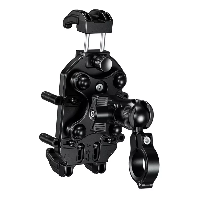 Pasyvus laikiklis UleFone Armor Mount Pro mobiliesiems telefonams — laikiklio laikiklis, dviračiams ir paspirtukams, juodas