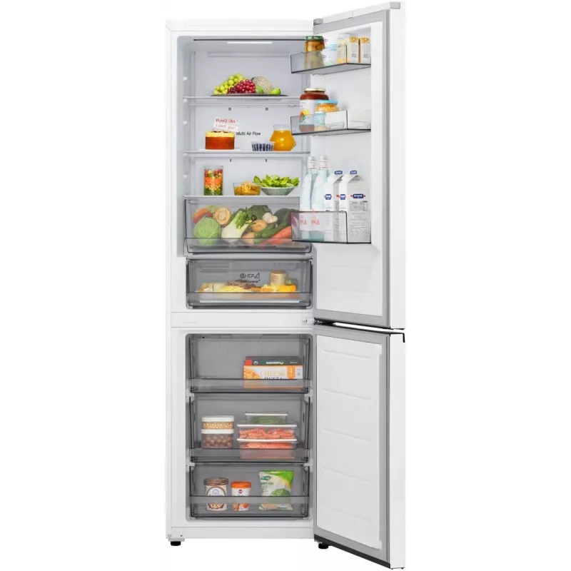LG GBBSJ1CCSW šaldytuvas-šaldiklis laisvai pastatomas 333 L balta
