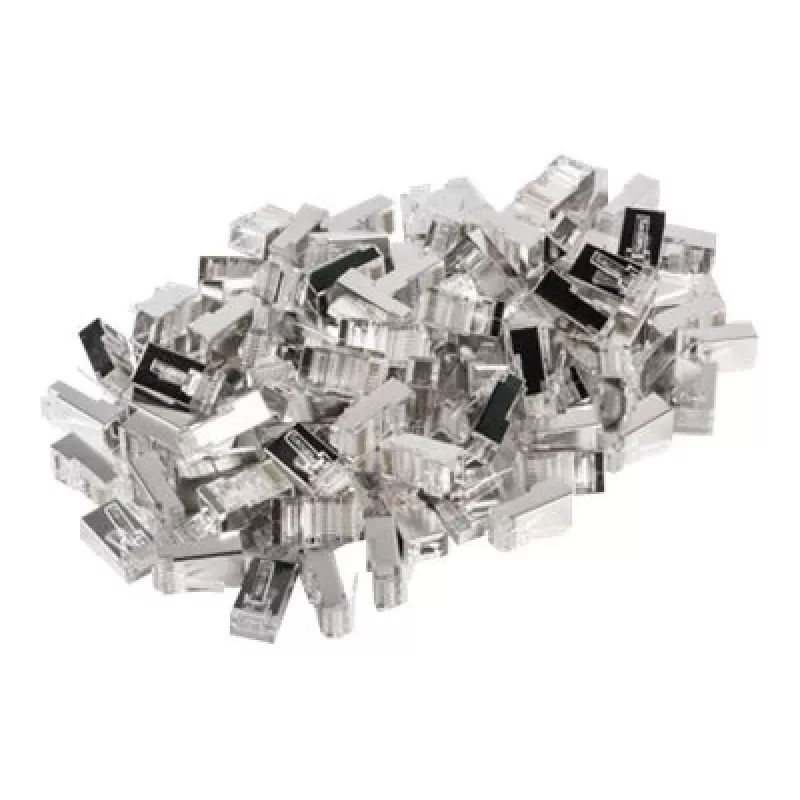 Lanberg PLS-5000 vielos jungtis RJ-45 nerūdijantis plienas - skaidrus (PLS-5000)