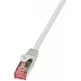 Logilink PrimeLine - komutacinis kabelis - RJ-45 (M) - RJ-45 (M) - 1 m - SFTP, PiMF - CAT 6 - presuotas, lygus, be halogenų - Pilka (CQ2032S)
