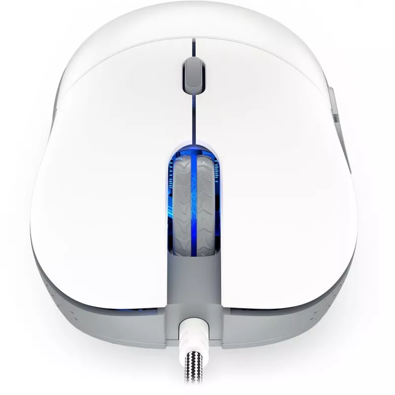 ENDORFY GEM Plus Onyx Balta pelė, žaidimams, dešiniarankiams, USB Type-C, optinė, 19000 DPI
