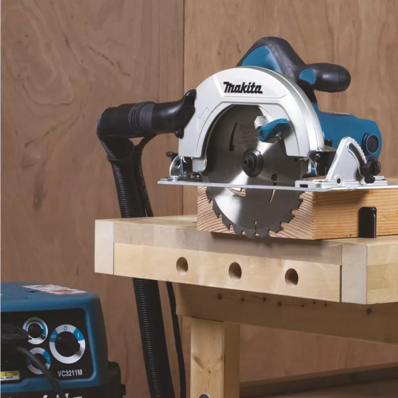 Rankinė diskinė pjovimo mašina HS7601J 66 mm mėlyna juoda 1200 W MAKPAC 4 dydis