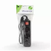 Gembird EG-PSU3-01 maitinimo prailgintuvas 0,6 m 3 kintamosios srovės lizdai (-ų) Vidaus Juoda