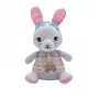 Muzikinė dėžutė TULILO Bunny rožinė 20 cm — užvedamas muzikinis žaislas kūdikių kambariui
