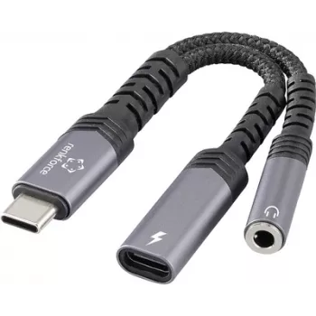 Renkforce USB-C garso adapterio laidas [1x kištukas - 1x garso stereo lizdas (RF-6877608)]
