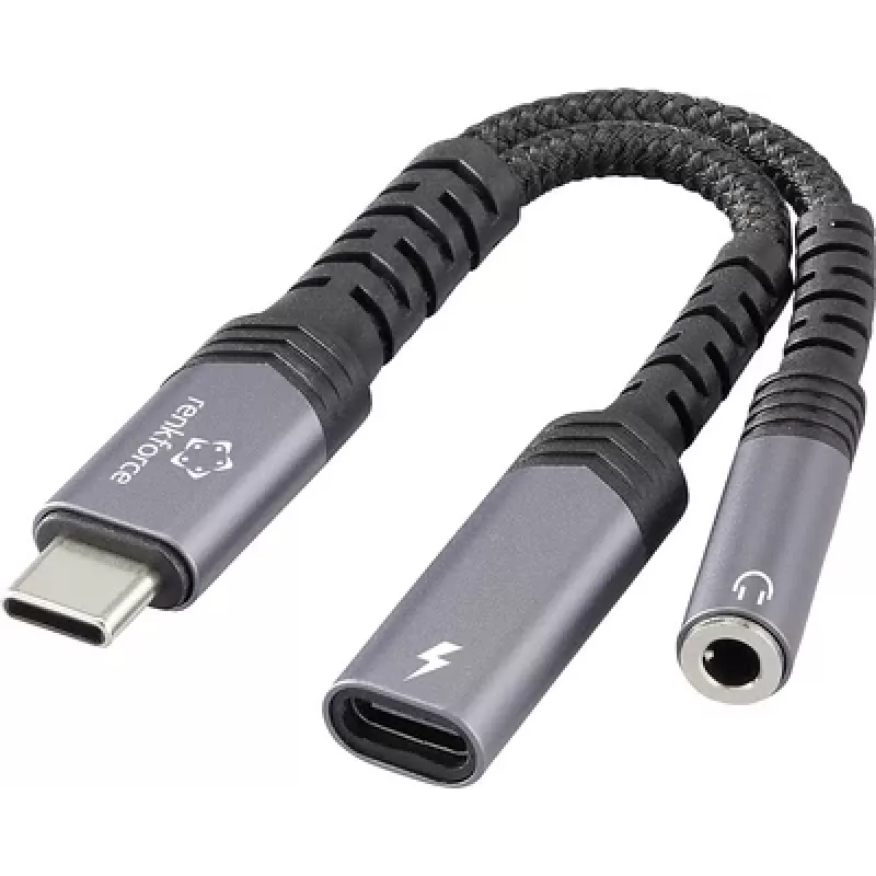 Renkforce USB-C garso adapterio laidas [1x kištukas - 1x garso stereo lizdas (RF-6877608)]