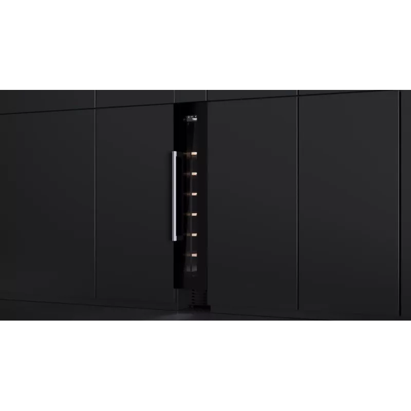 Teka RVU 10008 GBK termoelektrinis vyno aušintuvas įmontuojamas juodas 8 buteliai (-ų)