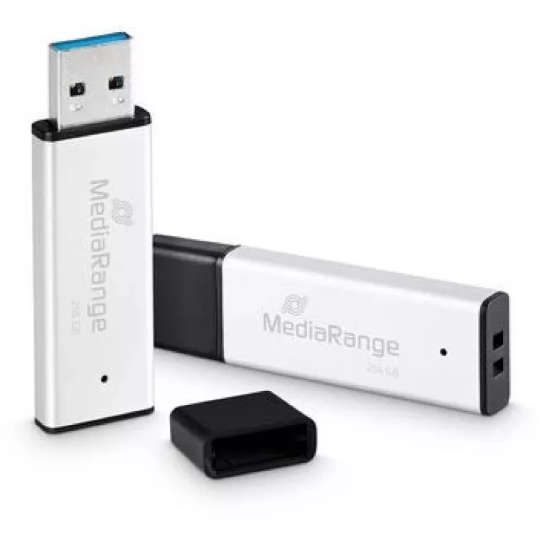 MEDIARANGE USB atmintukas 256 GB USB 3.0 aukštos spartos aliuminis - USB atmintukas - 256 GB