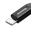 Baseus spyruoklinis laidas Lightning 1m 2A (juodas)