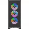 PC korpusas Silentware Core 100 A-RGB Juoda — modelis CORE100Juoda, A-RGB apšvietimas, vidutinio bokšto formos faktorius