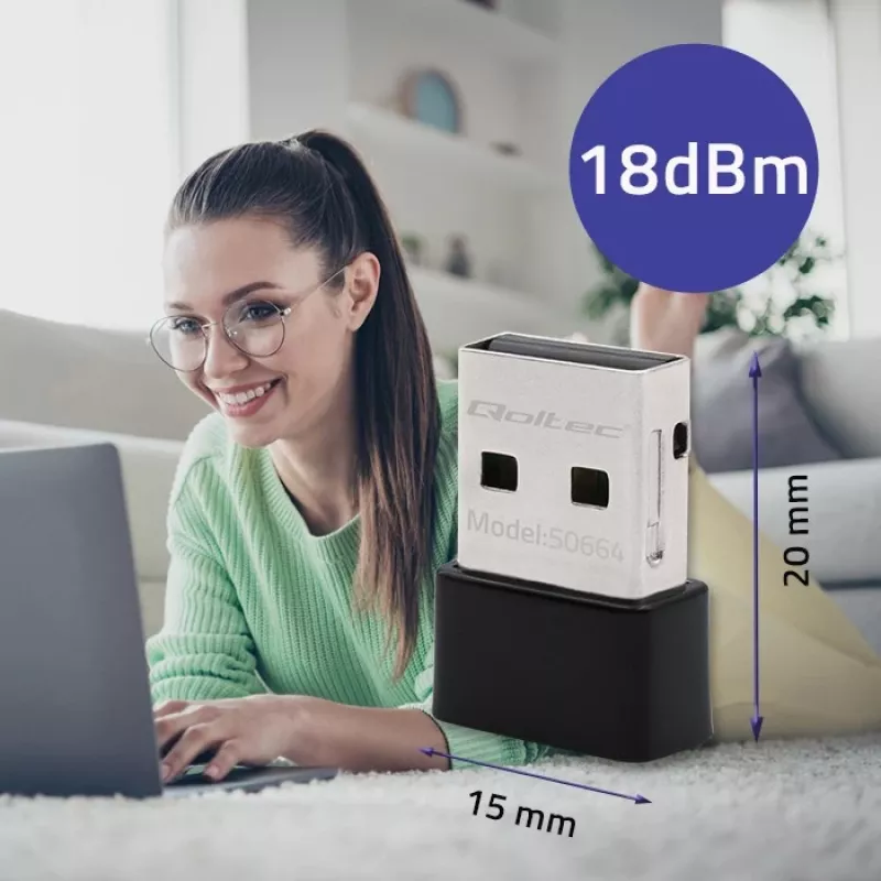 Itin greitas belaidis mini USB adapteris Wi-Fi