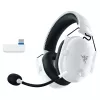 Razer BlackShark V2 Pro, skirta PlayStation, belaidė ausinė, lankeliu, žaidimams, USB Type-C, Bluetooth, balta