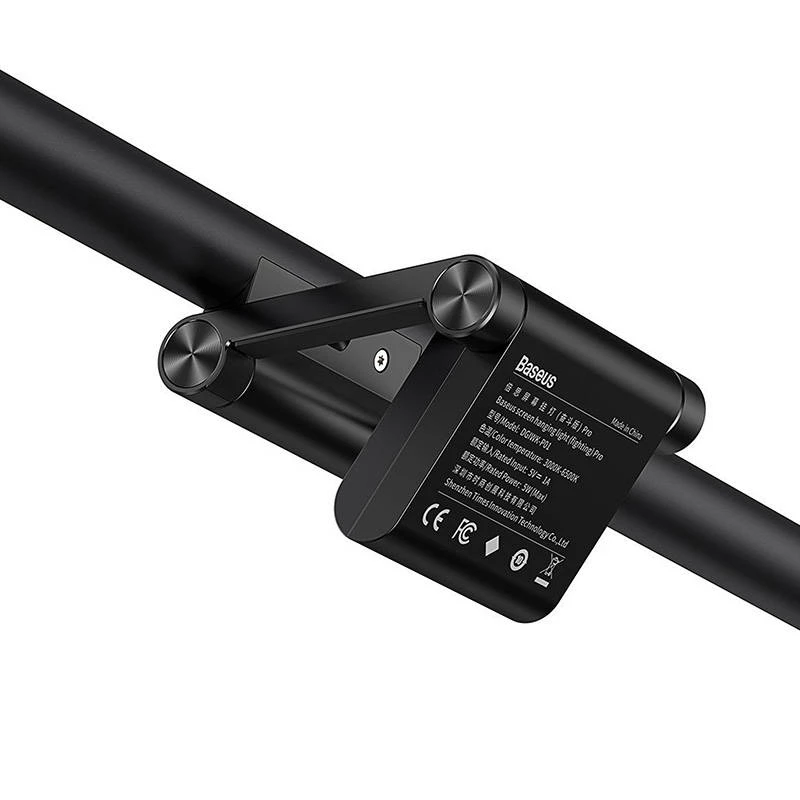 Baseus i-wok Pro serijos USB tolydžio reguliavimo ekrano pakabinamas šviestuvas (kovinis) juodas