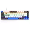 Mechaninė klaviatūra MEDIA-TECH MT1259 Red Core MX60, 60% formato, CHERRY MX Red jungikliai, RGB apšvietimas, USB, aukšto profilio klavišai