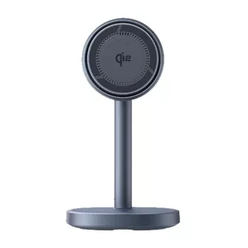 Indukcinio įkrovimo stovas Baseus Orbit 2 Pro Qi2 20W pilkas – belaidžio įkrovimo stovas