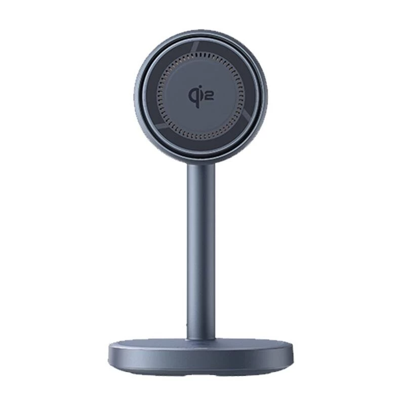 Indukcinio įkrovimo stovas Baseus Orbit 2 Pro Qi2 20W pilkas – belaidžio įkrovimo stovas