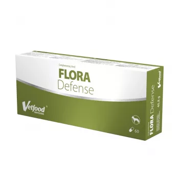 VETFOOD Flora Defense – papildai šunims – 60 vnt.