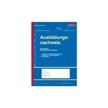 Užrašų knygelės bloknotas HERLITZ Training Record A4, 28 lapai, linijinis, perforuotas
