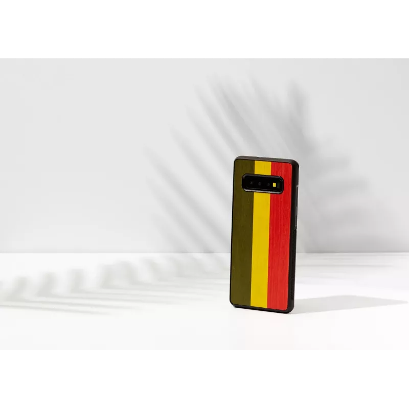 Man and Wood dėklas išmaniajam Samsung Galaxy S10 Plus – reggae Juoda apsauginis gaubtelis