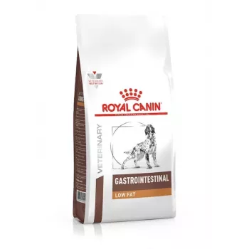Sausas šunų maistas Royal Canin Gastrointestinal Low Fat 12 kg — veterinarinė dieta, 22 % baltymų, 7 % riebalų, paukštiena