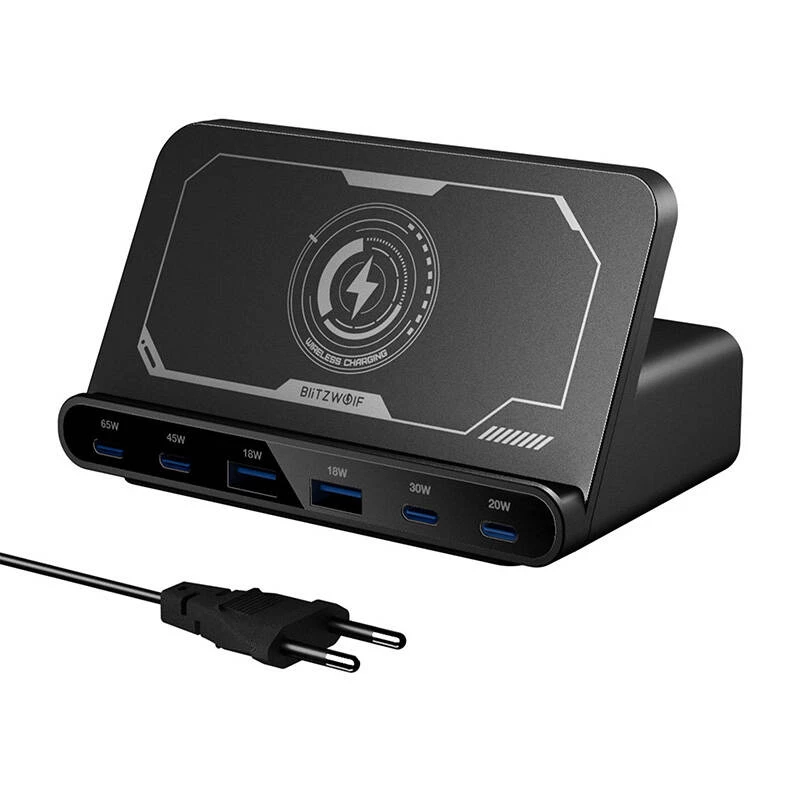 Įkroviklis BlitzWolf BW-S27 160 W, 2×USB-A, 4×USB-C