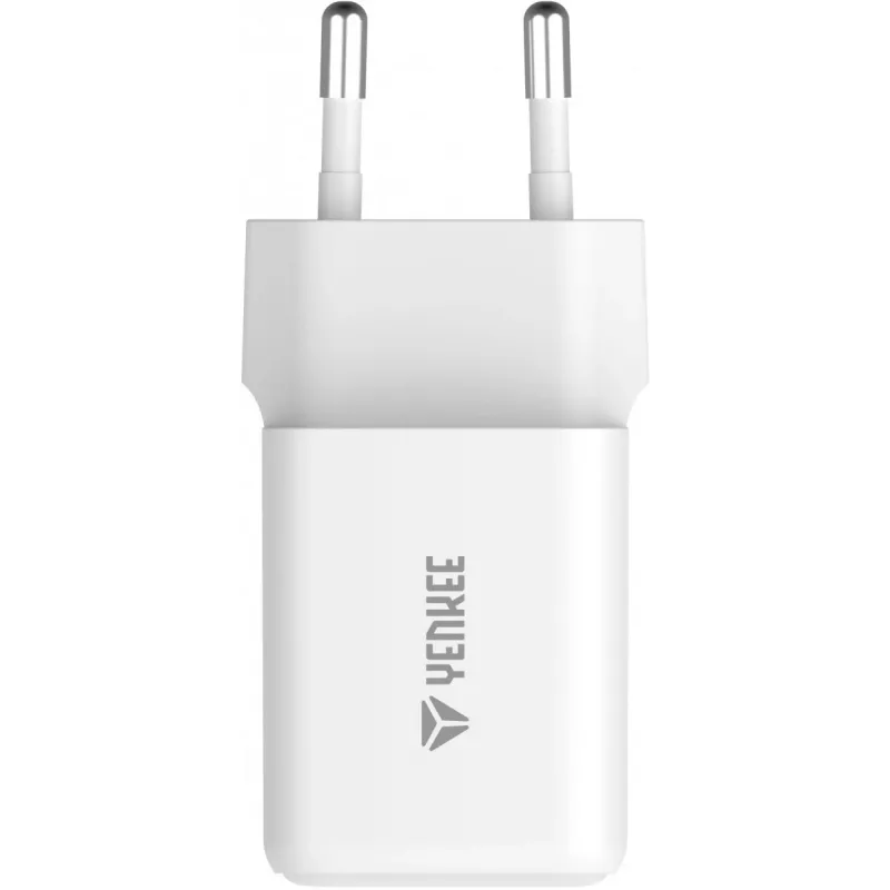 USB C 35W 3A Power delivery 3.0 QC 3.0 sieninis įkroviklis, baltas