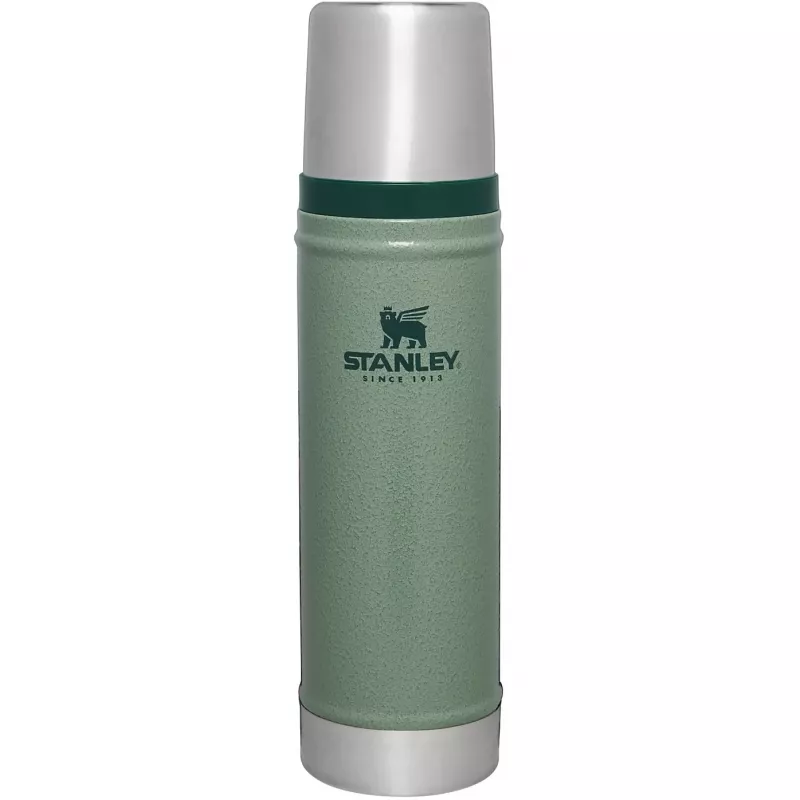 Termosas STANLEY The Legendary Classic Bottle 0,6L žalias – izoliuotas vakuuminis butelis, 600 ml
