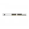 Cisco Catalyst 1300-24FP-4G valdomas jungiklis, 24 prievadai GE, pilnas PoE, 4x1GE SFP, ribota viso gyvenimo apsauga (C1300-24FP-4G)
