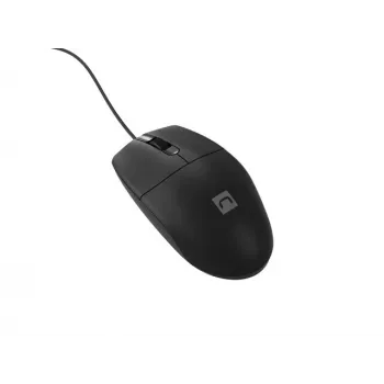 Laidinio biuro pelė NATEC Ruff Plus USB Type-A, dešiniarankė, 1200 DPI, 3 mygtukai, juoda