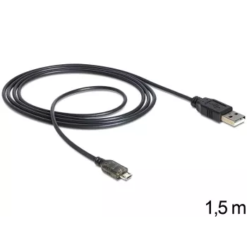 USB laidas DeLOCK USB 2.0-A - USB micro-B 1,5m