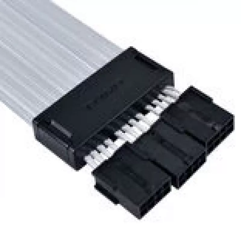 Lian Li Strimer Wireless GPU 3x 8-Pin ARGB maitinimo kabelis PW12-1W — belaidis ARGB GPU maitinimo jungtis (3×8‑kaiščiai)