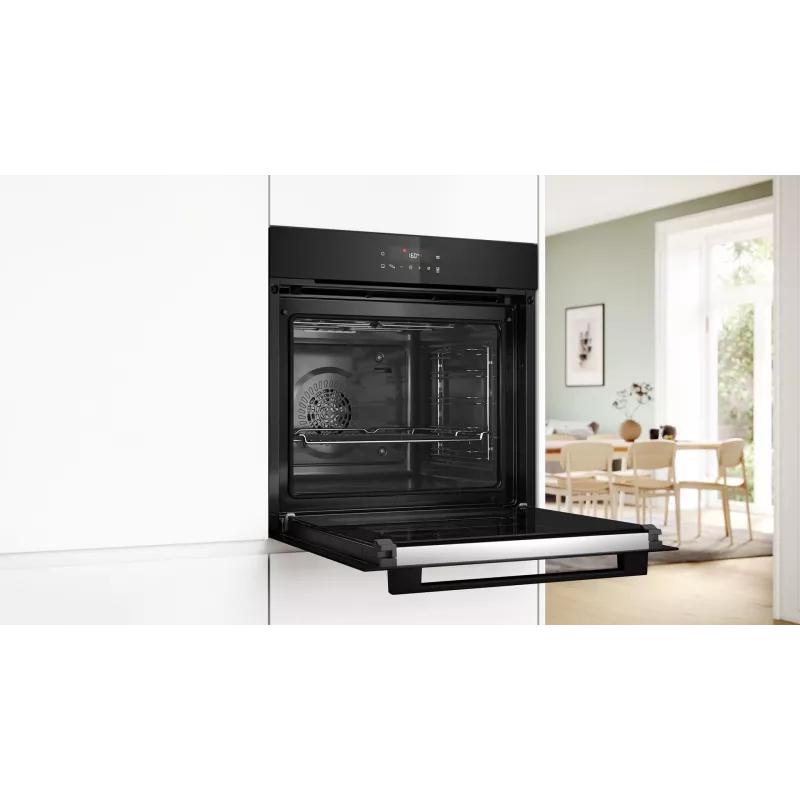 BOSCH Serie 2 HBA571BB4 orkaitė 71 L 3600 W Juoda + BOSCH HEZ538000 bėgeliai