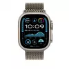 Dirželis Apple 49mm Natural Titanium Milanese Loop Medium Titanium