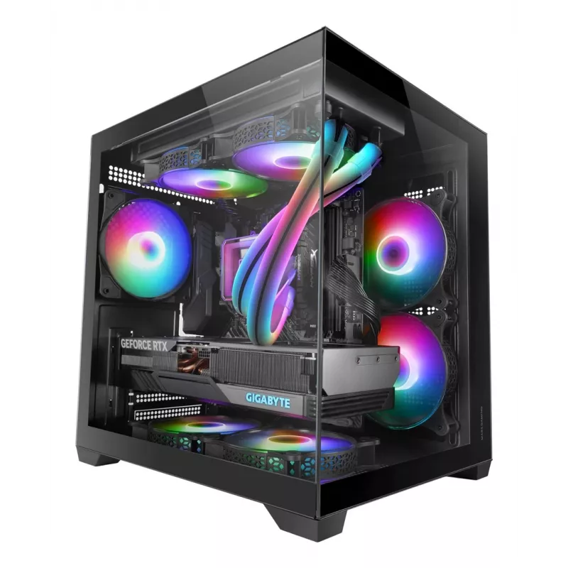 Mars Gaming MC-VIEW2 Mini Tower Juoda