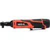 Akumuliatorinis smūginis reketas YATO YT-82902 12V, 200 Nm sukimo momentas, bešepetėlis variklis, 3/8 colio pavara