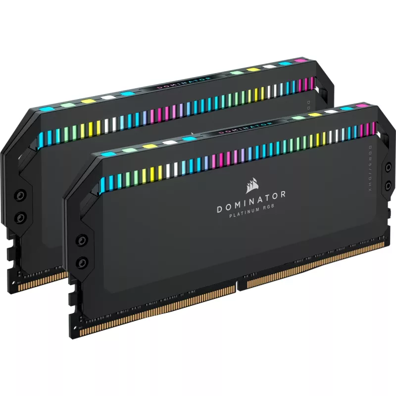 DIMM 64 GB DDR5-6400 (2x 32 GB) Dual-Kit, atmintinė juoda, CMT64GX5M2B6400C32, Dominator Platinium, INTEL XMP