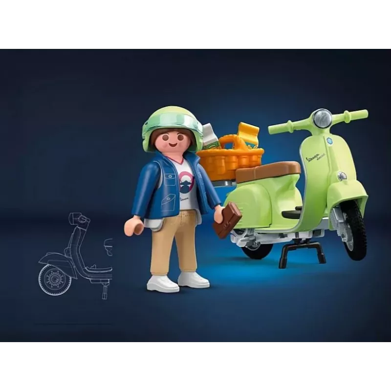 Žaidimo rinkinys Vespa 71621 1969 Vespa 150 Sprint Veloce, šviesiai žalios spalvos