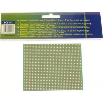 Velleman ECS1/2 priedas, skirtas kūrimo plokštėms, rinkinys: maketavimo plokštė, spausdintinė plokštė (PCB) (ECS1/2)