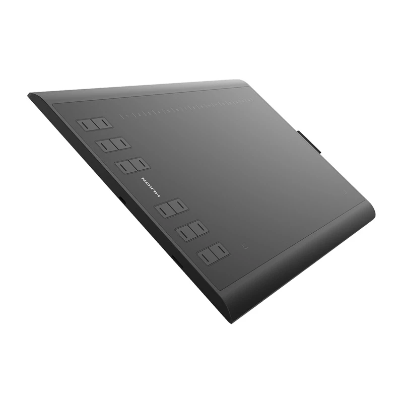 Grafinė planšetė HUION H1060P — 250 x 160 mm darbo sritis, 5080 lpi, 8192 slėgio lygių, USB