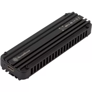 SSD korpusas Sidabrinėstone MS12 Juoda M.2