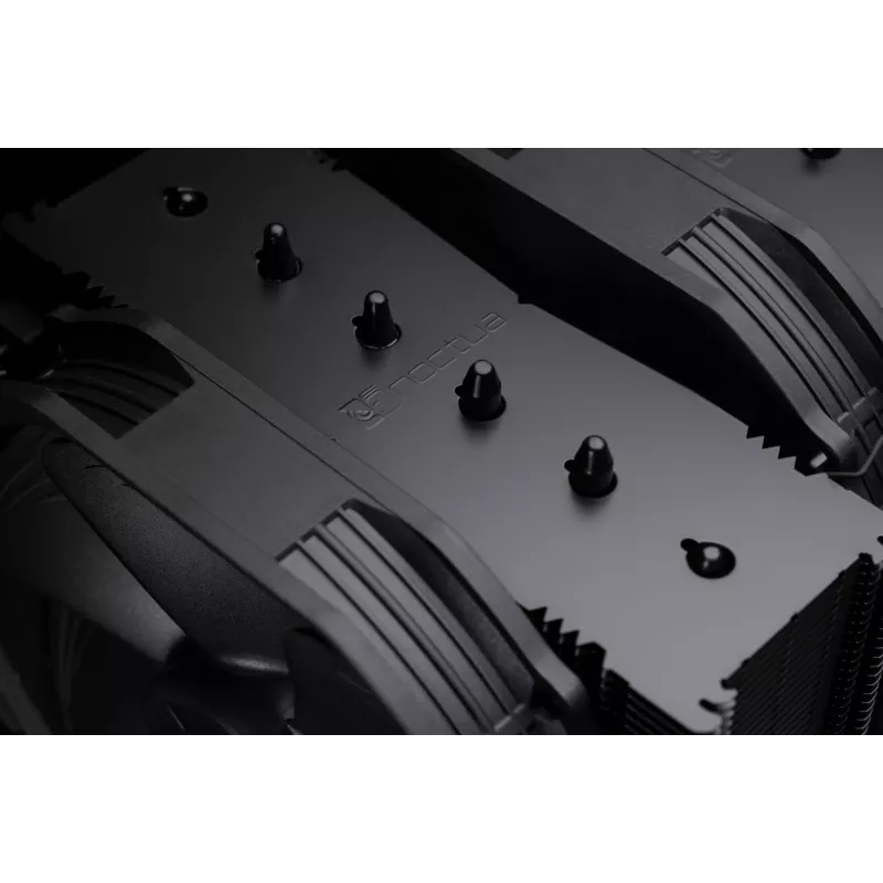 Noctua NH-D15 Chromax Pure Juoda CPU aušintuvas su dviem 140 mm ventiliatoriais