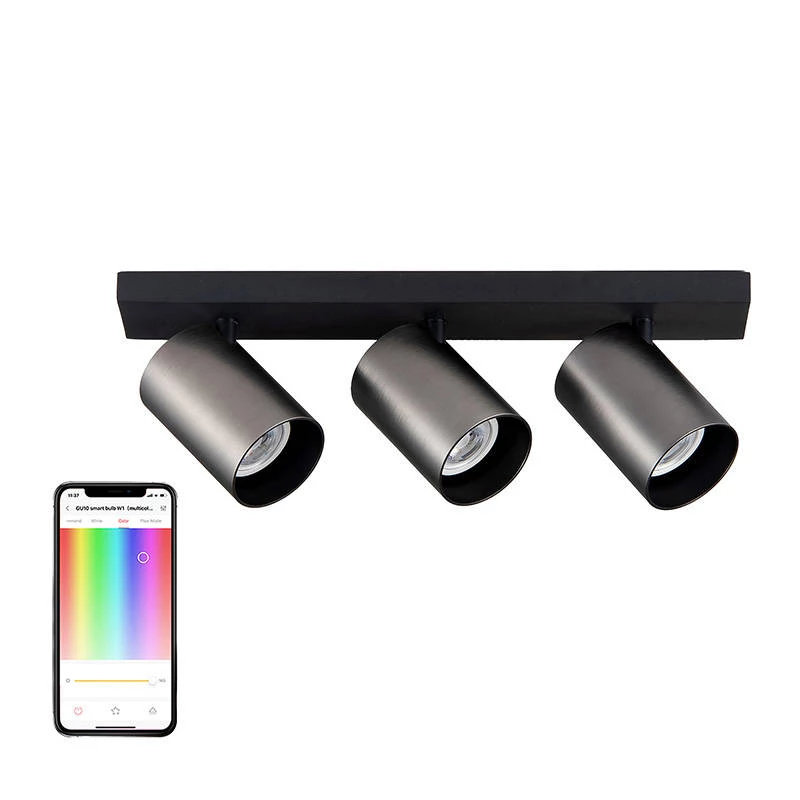 Nuotaikos apšvietimas Yeelight YLDDL-0085-B 60 W 3 lemputės juoda