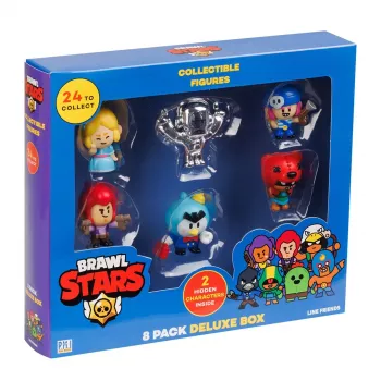 Brawl Stars S1 Figures - 8 Pack Deluxe Box VER.B