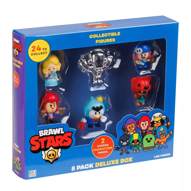 Brawl Stars S1 Figures - 8 Pack Deluxe Box VER.B